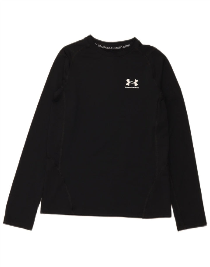 Under Armour Boys Heat Gear Top Μακρύ μανίκι 9-10 ετών Μεσαίο Μαύρο