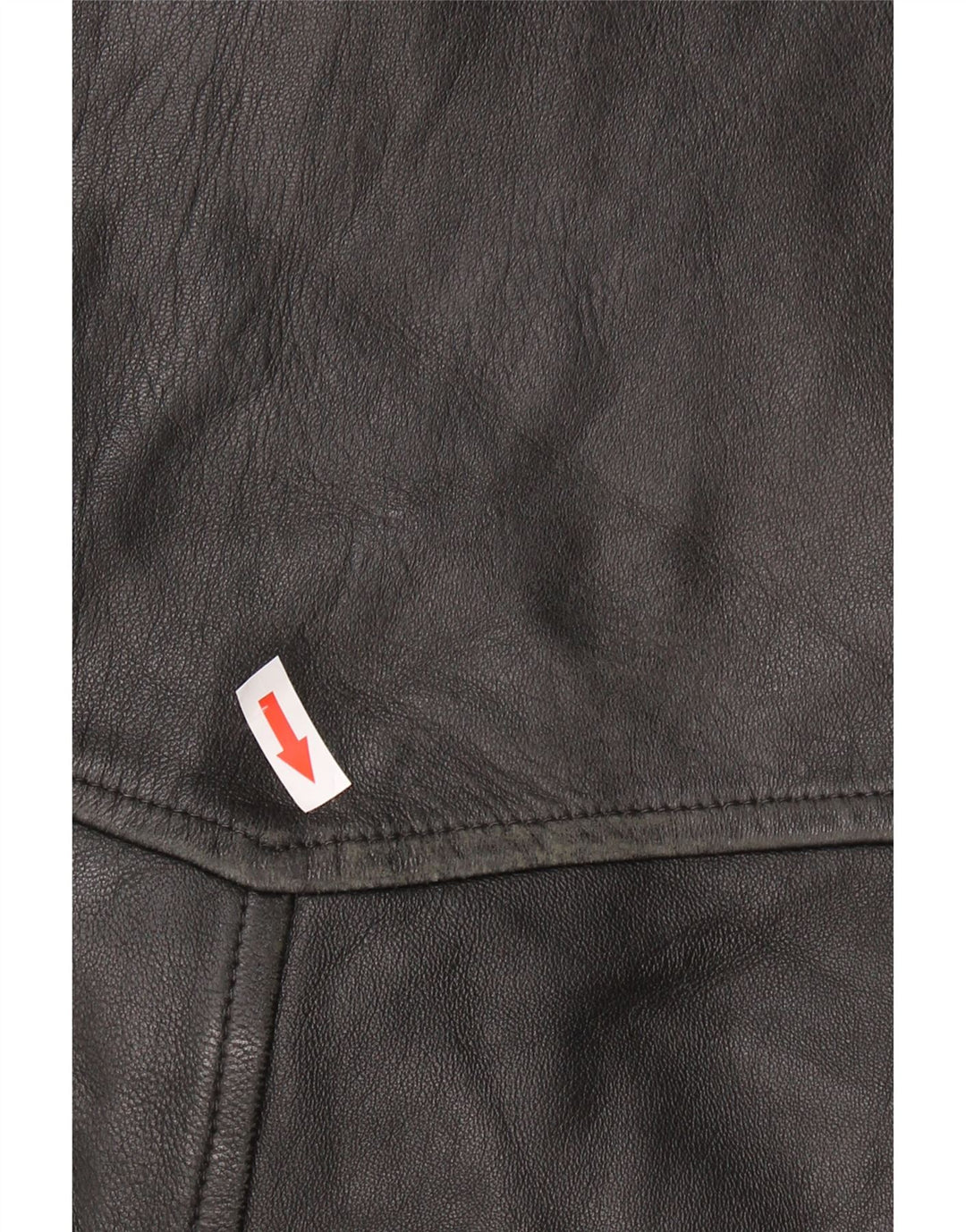 VINTAGE Ανδρικό Δερμάτινο Μπουφάν UK 42 XL Μαύρο Δερμάτινο