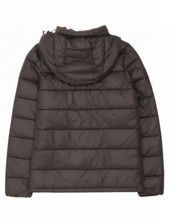 Best Company Womens Hooded Padded Jacket UK 16 Large Black Nylon