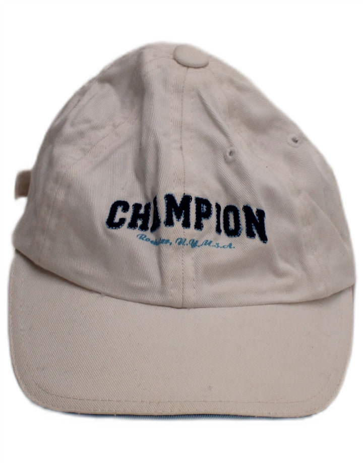 Champion Boys Graphic Baseball Cap 6-7 Years Small White Cotton