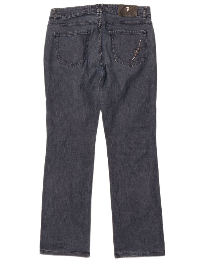 Γυναικείο τζιν Trussardi ίσιο W31 L30 Μπλε βαμβακερό