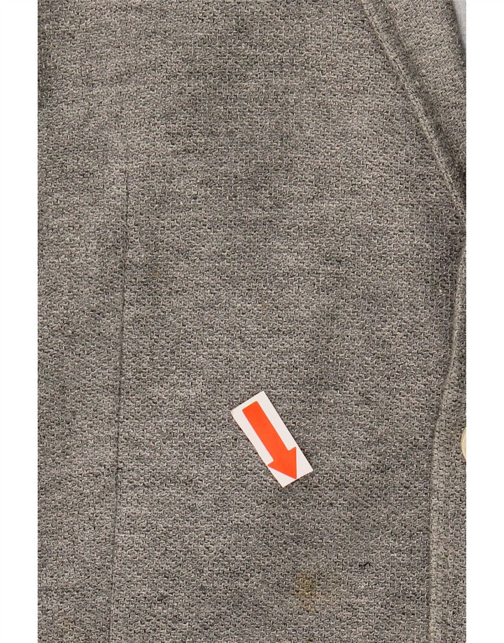 Zara Ανδρικό μπουφάν σακάκι με 2 κουμπιά EU 56 XL Grey Polyester