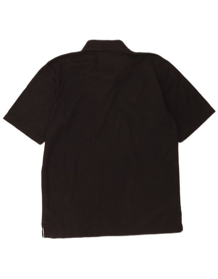 Ανδρικό πουκάμισο Umbro Polo Medium μαύρο πολυεστέρα