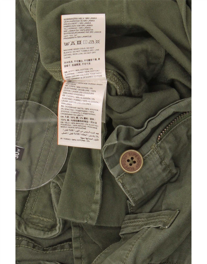 Ανδρικό σορτς Cargo Superdry W30 Βαμβακερό μεσαίο πράσινο