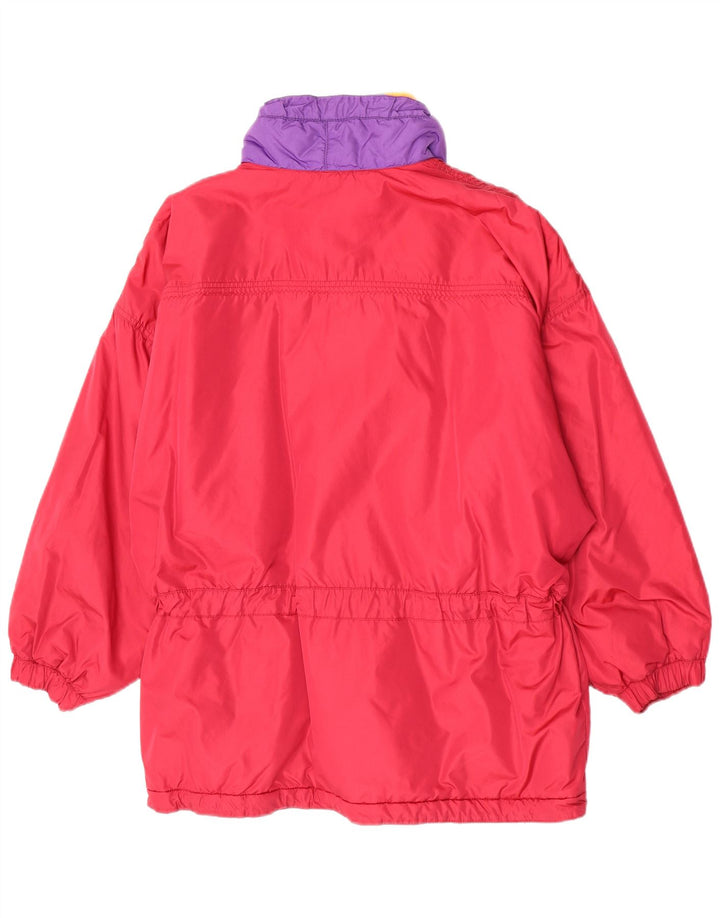 Vintage γυναικείο μπουφάν υπερμεγέθους σκι IT 44/46 Medium Red Colourblock