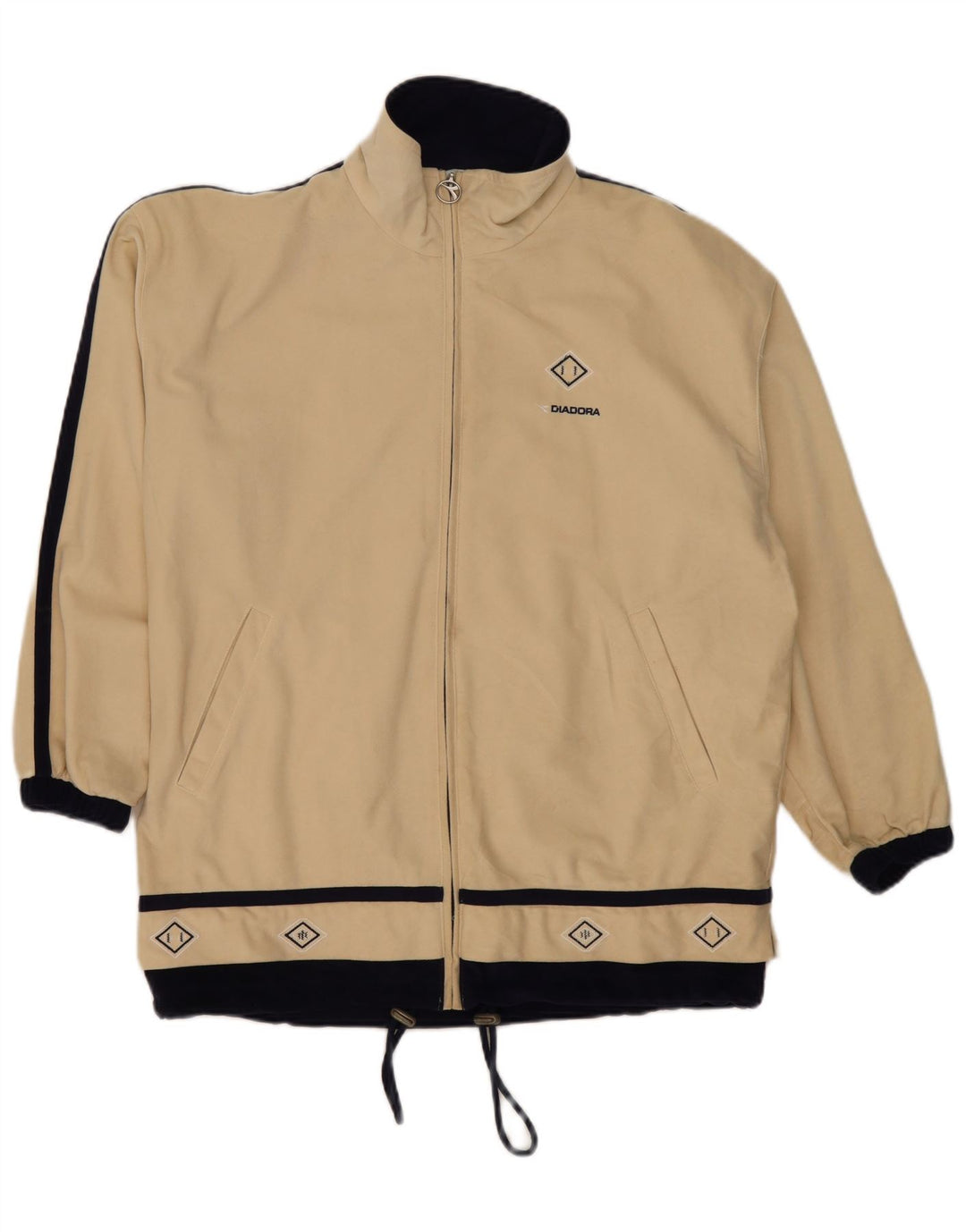 Ανδρική φόρμα γραφικών Diadora Top Jacket Medium Beige Colourblock