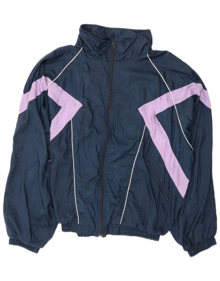 Ανδρική φόρμα VINTAGE Top Jacket XL Navy Blue Colorblock Polyester