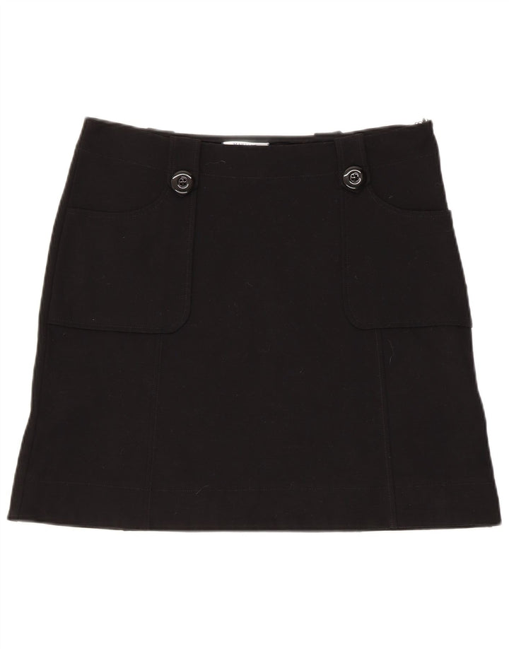 Marella Γυναικεία Μίνι Φούστα UK 10 Small W34 Black Viscose