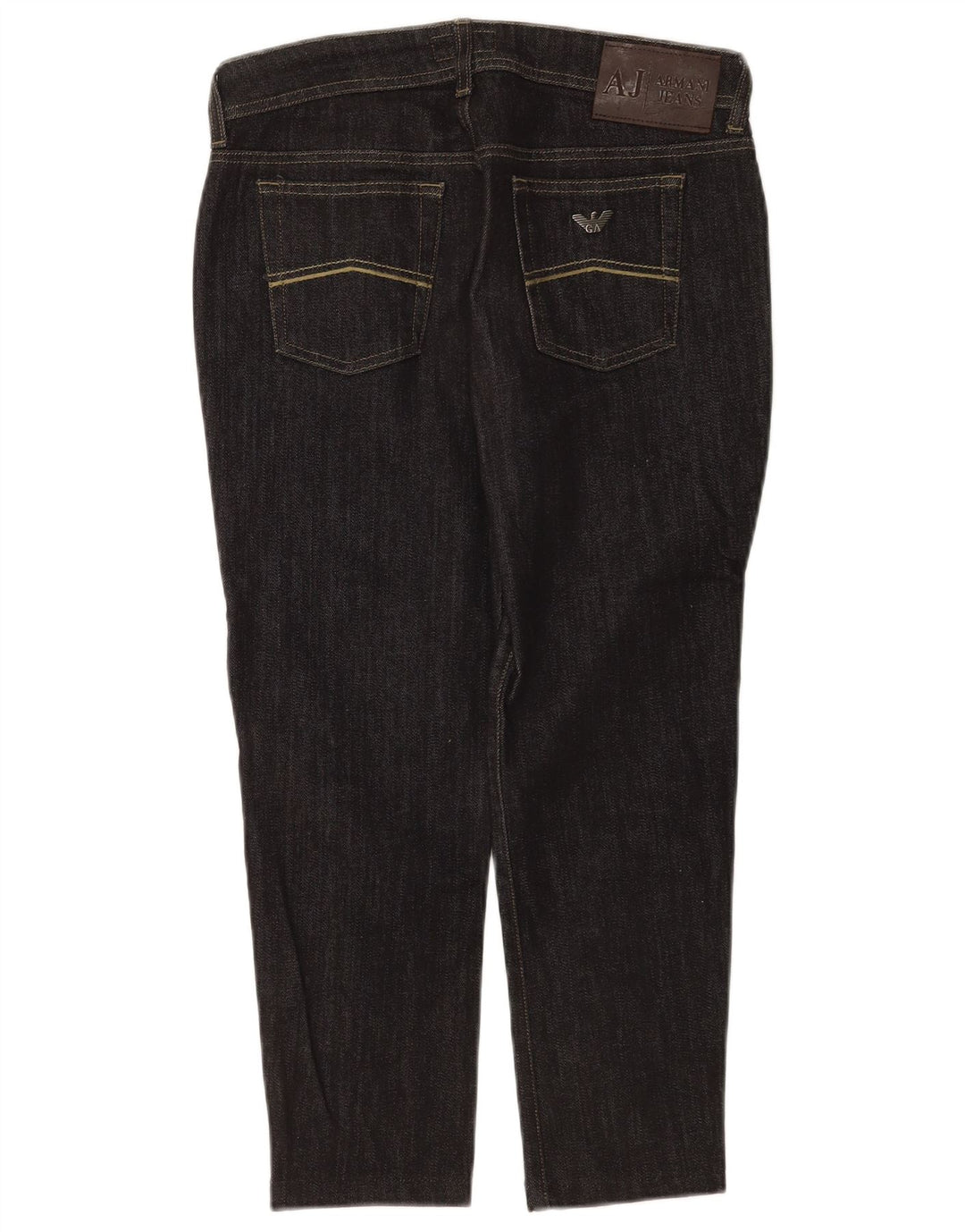 Armani Γυναικείο Cropped Jeans W29 L23 Μαύρο βαμβακερό