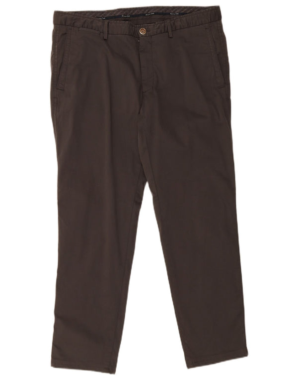 Massimo Dutti Ανδρικό παντελόνι Chino με μοντέρνα εφαρμογή EU 44 Large W34 L29 Grey
