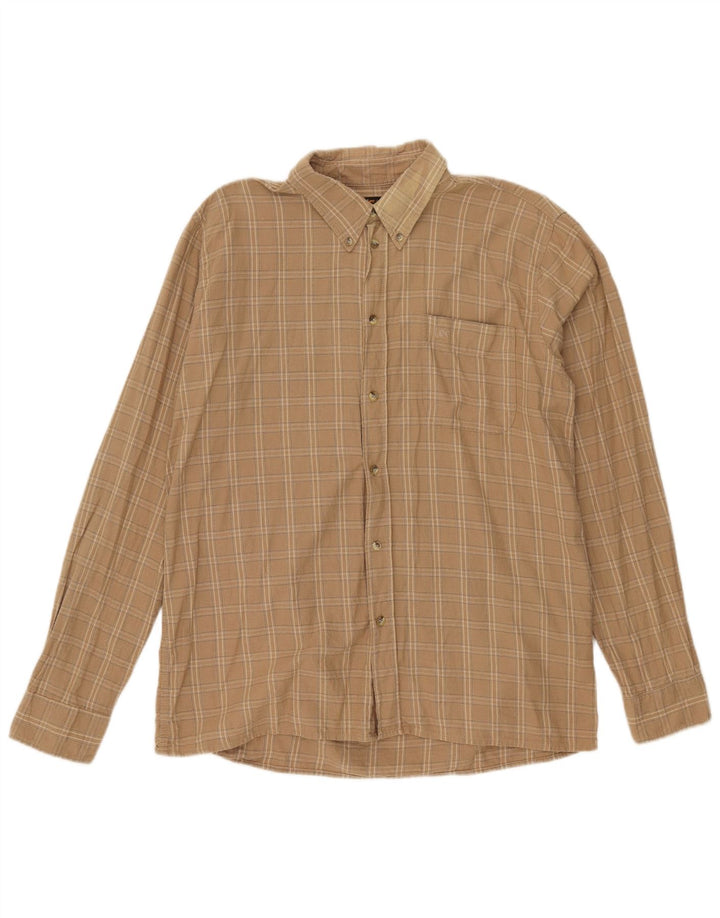 Ανδρικό πουκάμισο Lee Flannel Μεγάλο μπεζ βαμβάκι