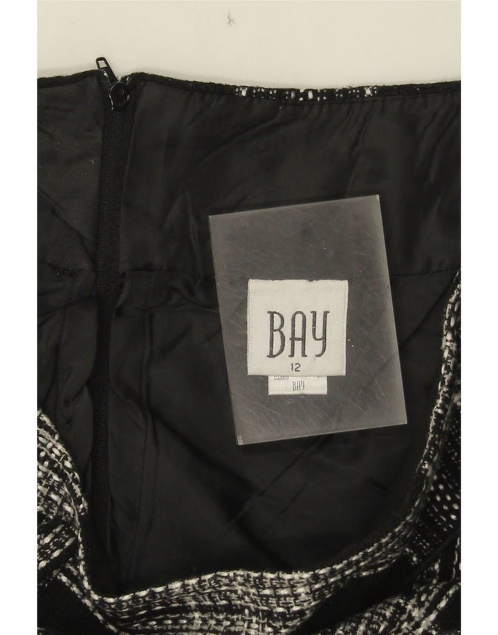 Γυναικεία φούστα Bay A-Line UK 12 Medium W30 Black Check Acrylic