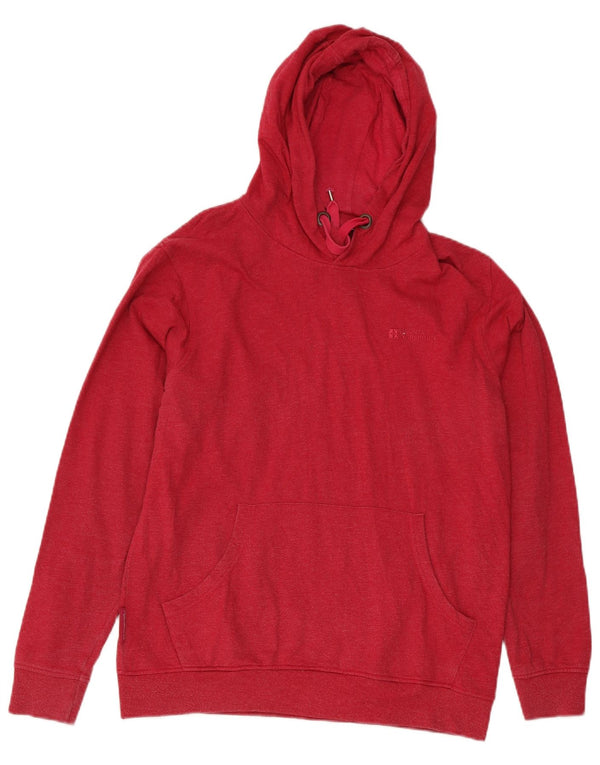 Mountain Warehouse Womens Hoodie Jumper UK 14 Large Pink Cotton