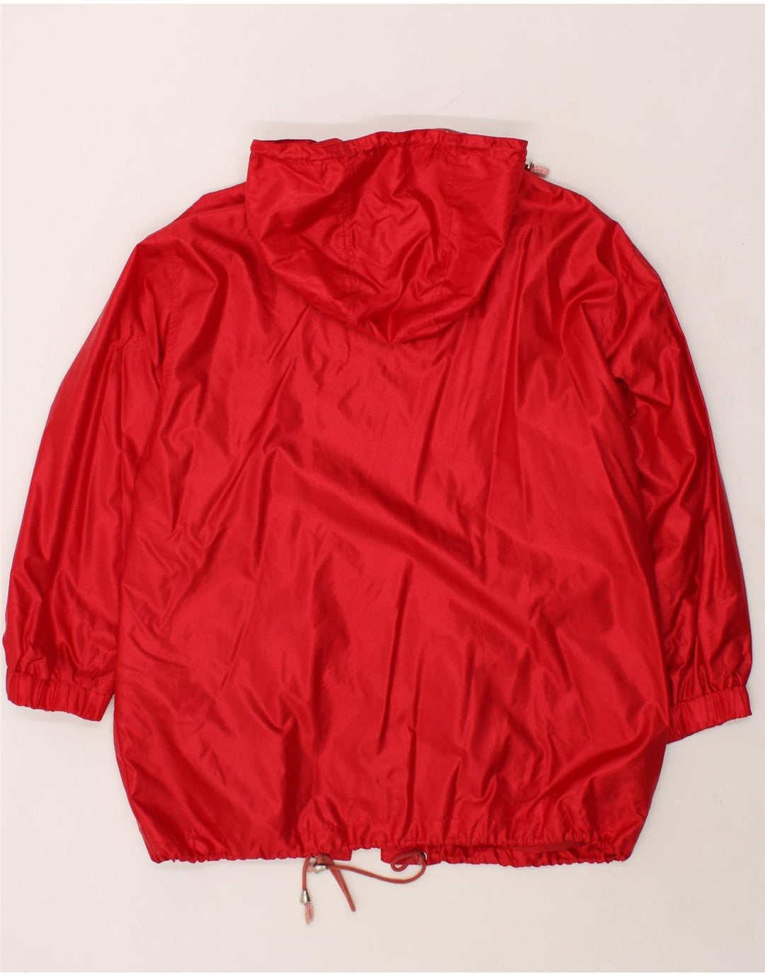 VINTAGE Mens Hooded Raincoat UK 40 Large Red Polyamide Vintage Vintage and Second-Hand Vintage from Messina Hembry 