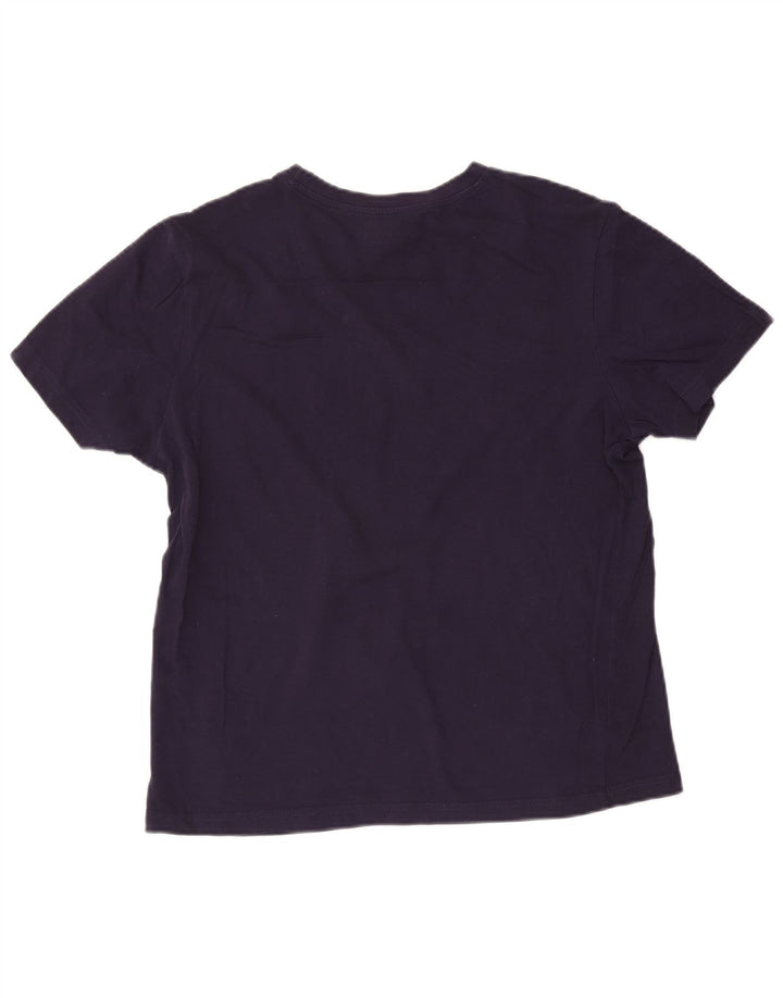Ανδρικό T-Shirt Kappa Top Large Navy Blue από βαμβάκι