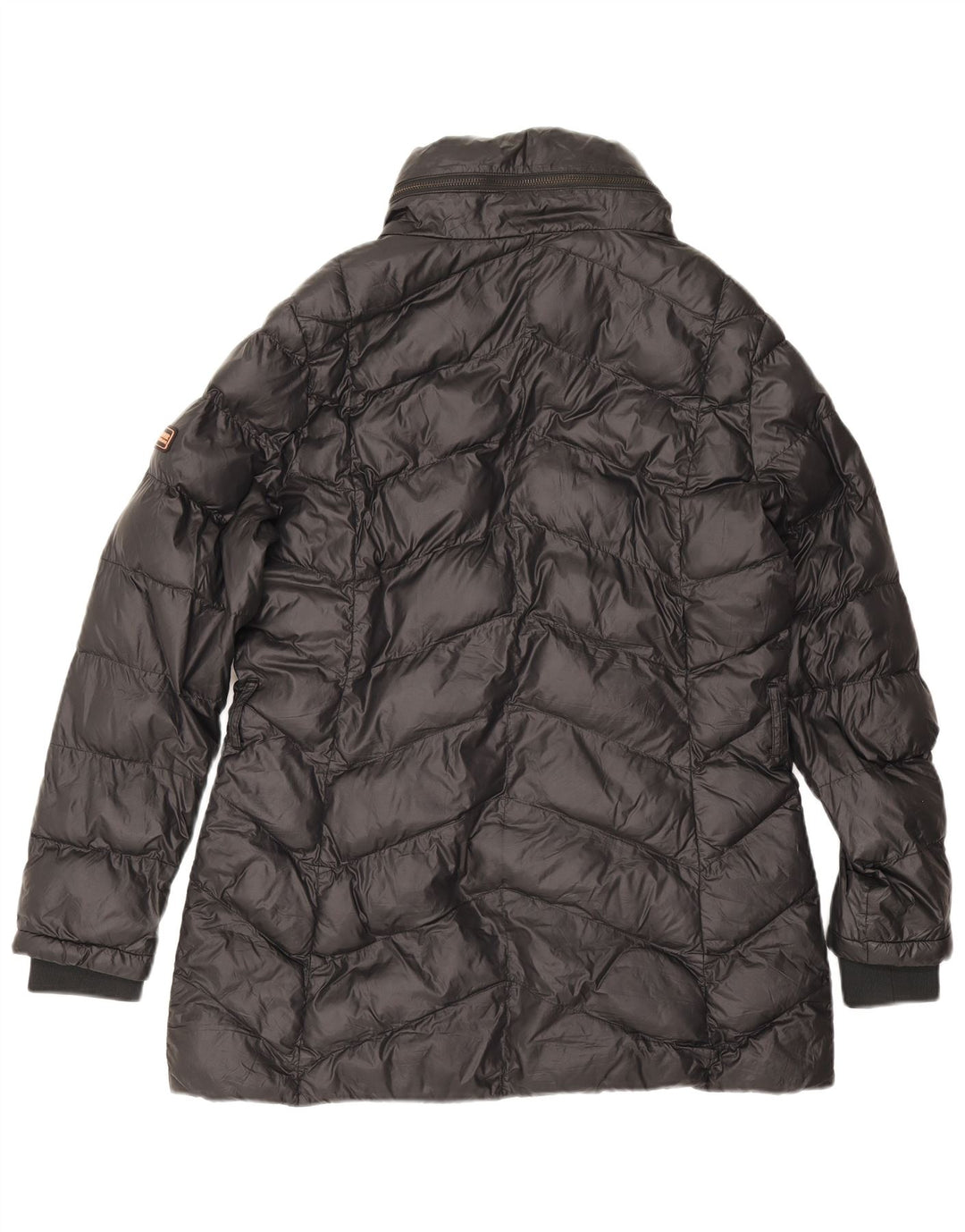 Barbour Γυναικείο μπουφάν με κουκούλα UK 16 Large Black Polyamide