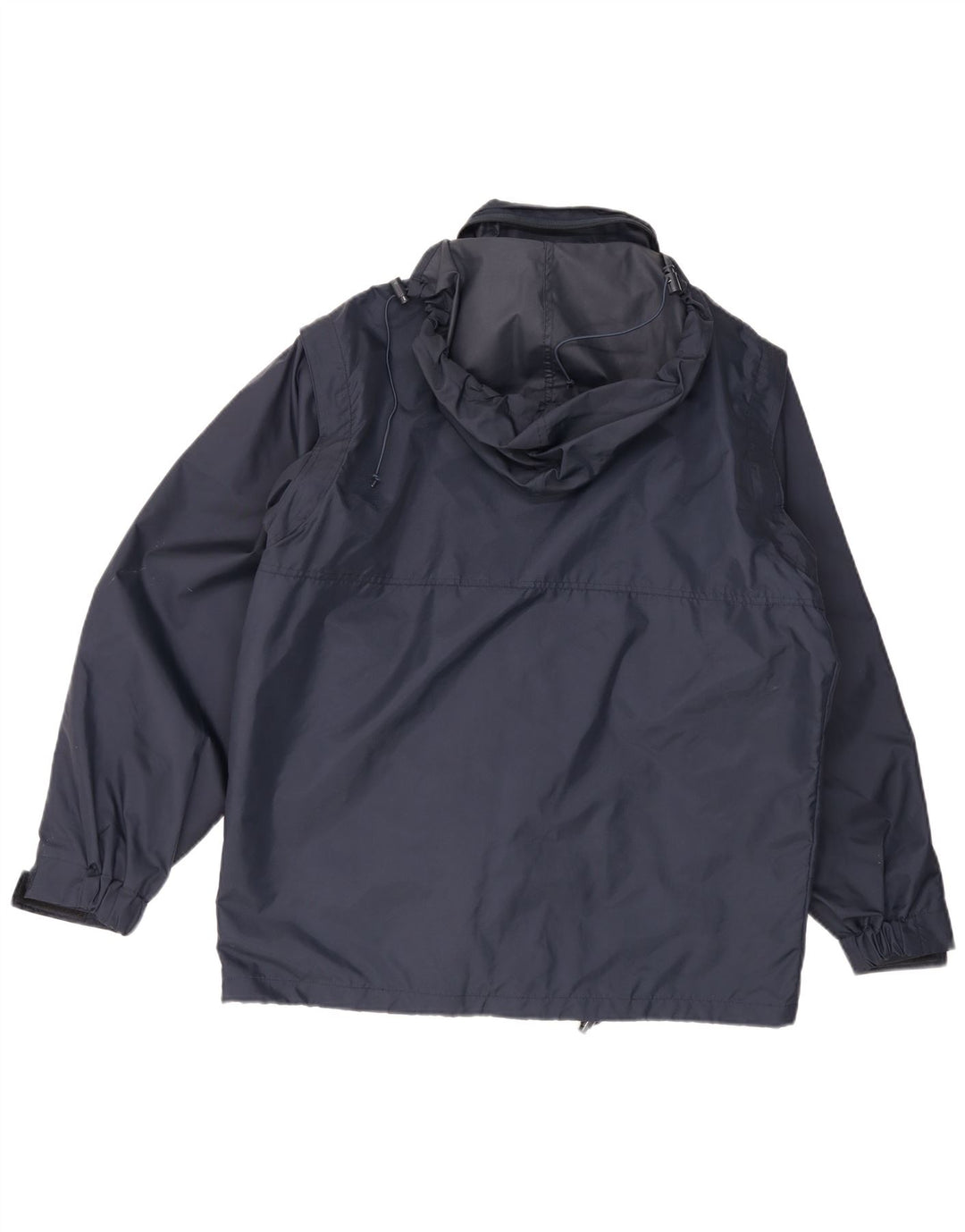 Spalding Ανδρικό μπουφάν βροχής με κουκούλα UK 38 Medium Navy Blue Polyamide