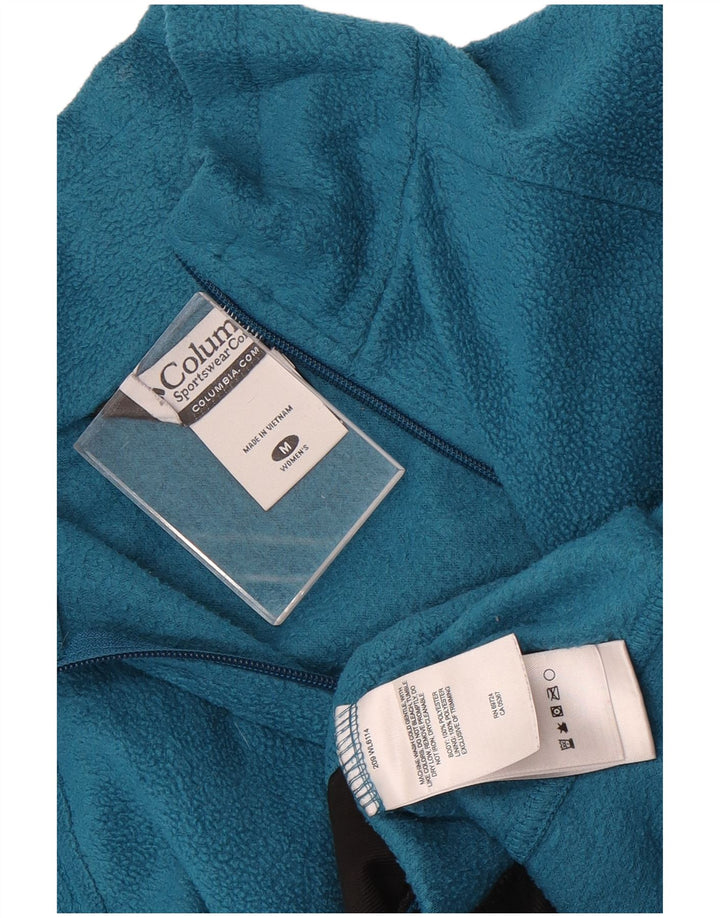 Columbia Γυναικείο Fleece Jacket UK 14 Medium Blue Polyester