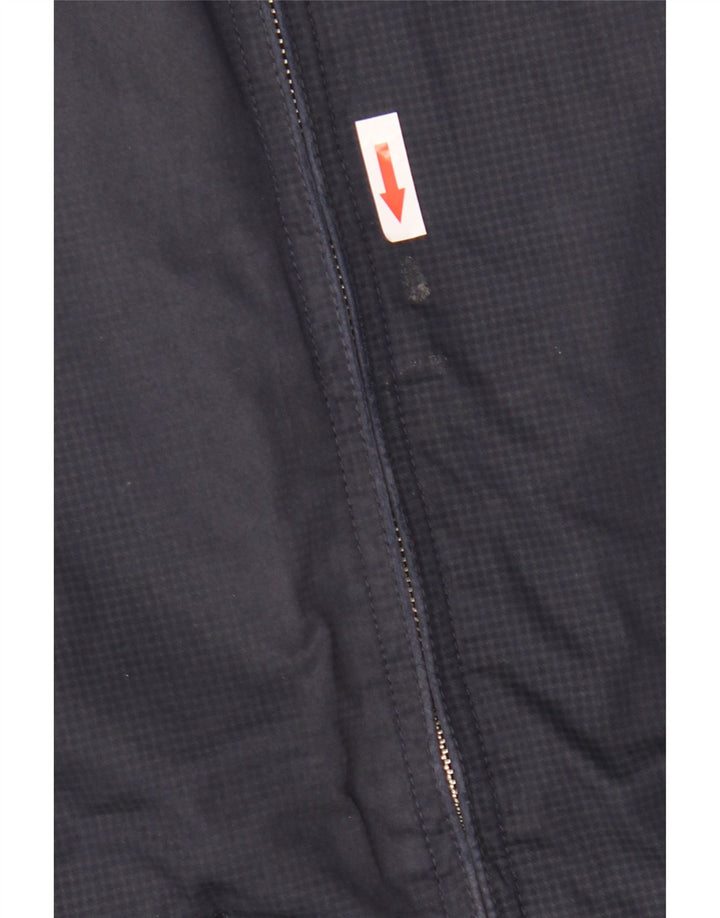 Marks & Spencer Mens Bomber Jacket UK 44 2XL Navy Blue Cotton