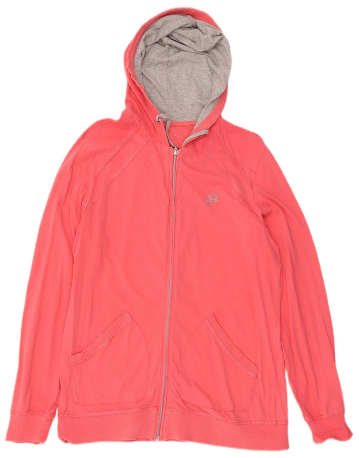 Γυναικείο πουλόβερ Lotto Zip Hoodie UK 10 Medium Pink