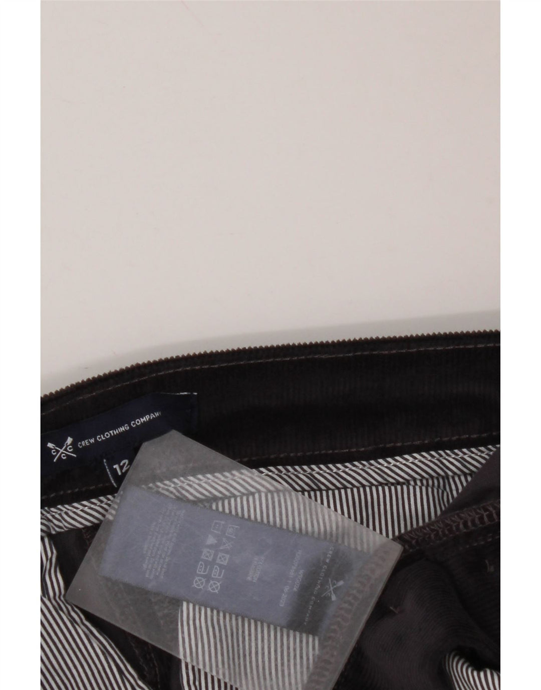 CREW ΕΝΔΥΜΑΤΑ Γυναικείο κοτλέ παντελόνι UK 12 Medium W30 L28 Navy Blue