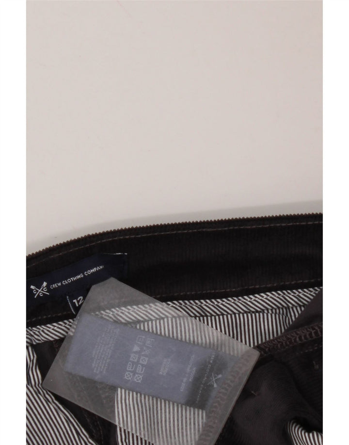 CREW ΕΝΔΥΜΑΤΑ Γυναικείο κοτλέ παντελόνι UK 12 Medium W30 L28 Navy Blue