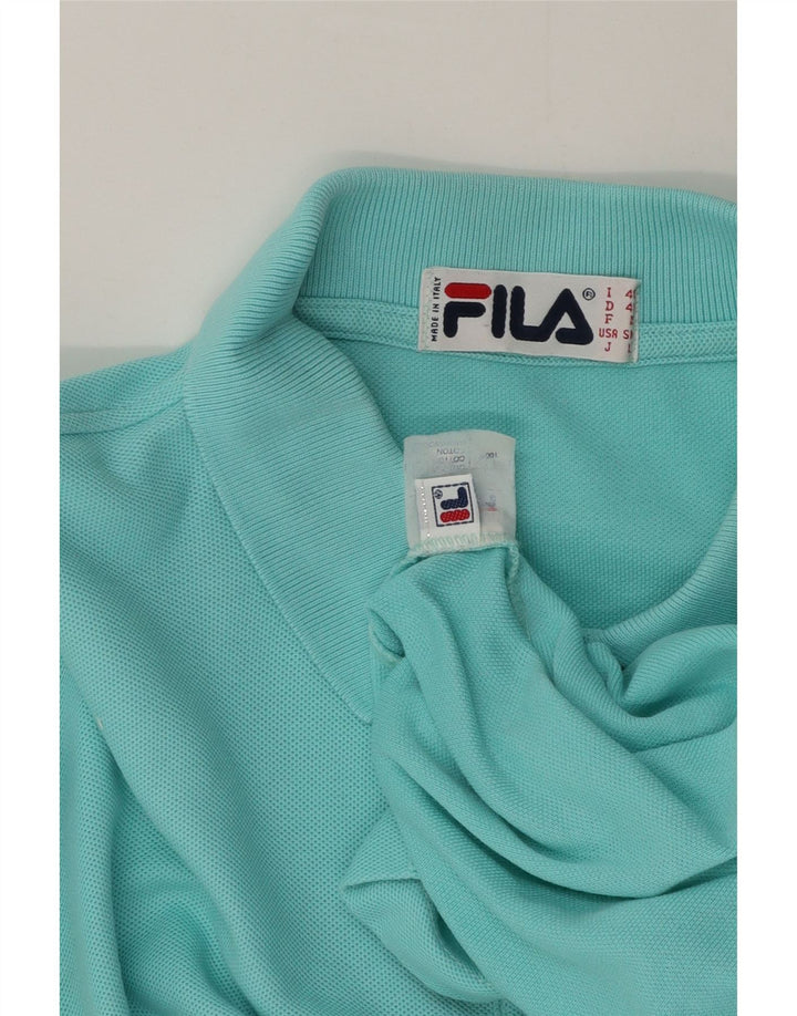 Fila Ανδρικό Πόλο Μπλουζάκι IT 48 Μεσαίο Τυρκουάζ Βαμβάκι