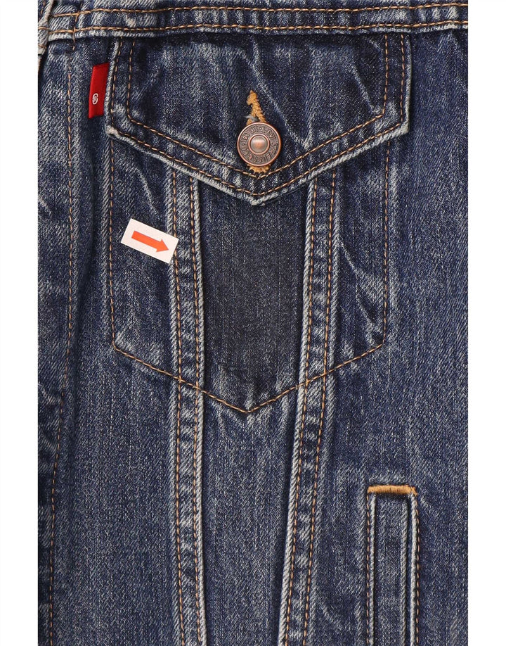 Levi's Γυναικείο Τζιν Μπουφάν UK 14 Μεσαίο Μπλε Βαμβακερό