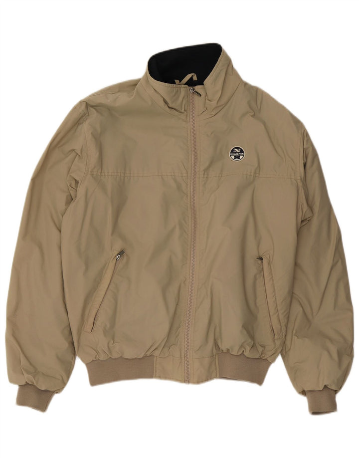 Ανδρικό μπουφάν North Sails UK 40 Large Beige Polyamide