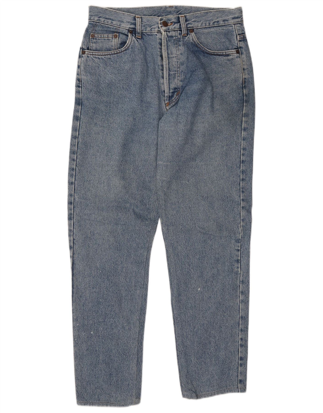 BENETTON Γυναικείο ψηλόμεσο τζιν IT 48 XL W32 L30 Μπλε βαμβακερό