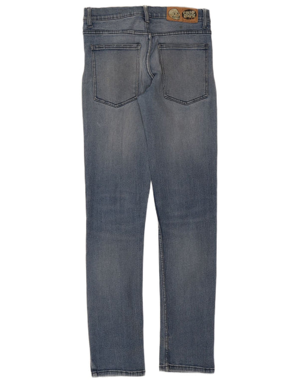 CHEAP MONDAY Γυναικείο Skinny Jeans W32 L34 Μπλε βαμβακερό