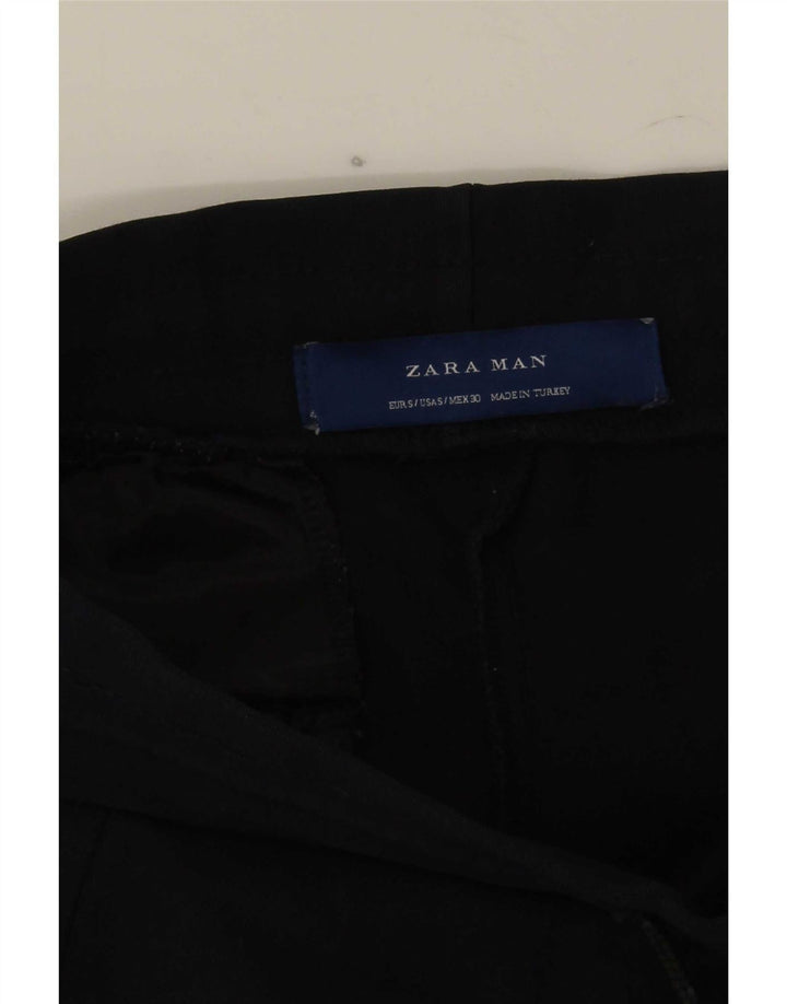 Ανδρική φόρμα Zara Παντελόνι Joggers Small Navy Blue Colourblock