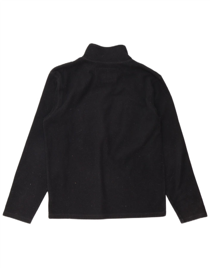 BILLABONG Ανδρικό γραφικό φερμουάρ Fleece Jumper Μικρός Μαύρος Πολυεστέρας