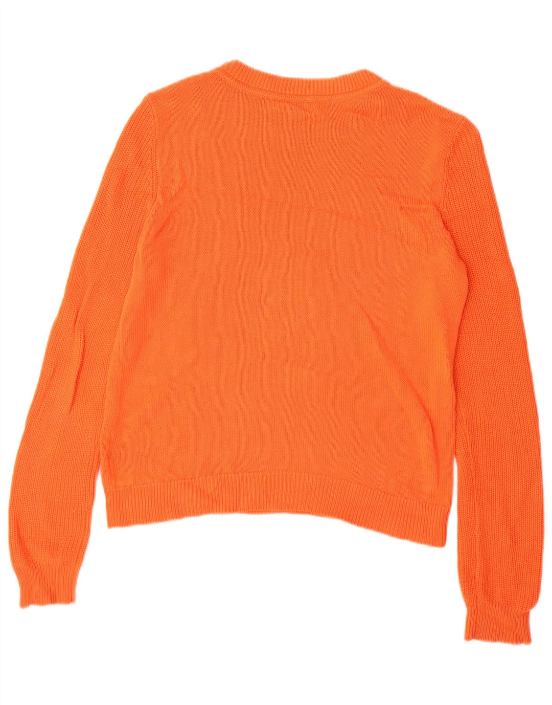 Γυναικείο πουλόβερ Ralph Lauren Crew Neck Jumper UK 14 Μεσαίο πορτοκαλί βαμβακερό