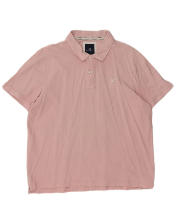 Crew Clothing Ανδρικό πουκάμισο πόλο XL Ροζ βαμβακερό