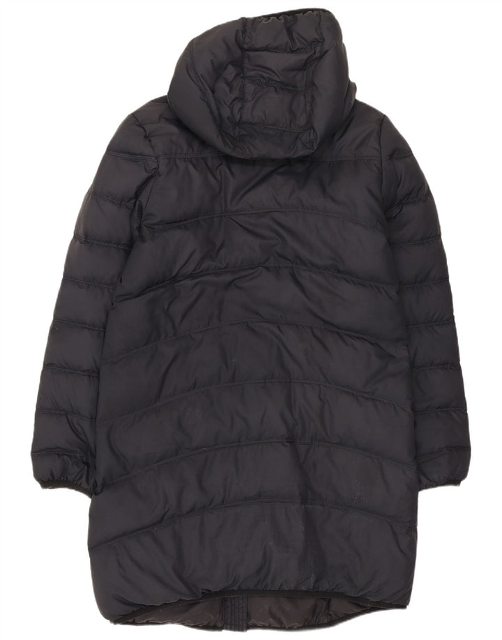 Γυναικείο παλτό Nike με κουκούλα μεγάλου μεγέθους UK 10 Small Navy Blue Polyester