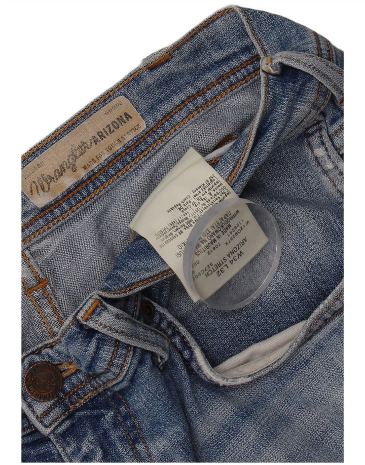 Ανδρικό τζιν σορτς Wrangler Distressed W34 μεγάλο μπλε βαμβακερό