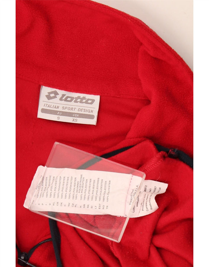 Lotto Ανδρικό φερμουάρ Fleece Jumper XS Κόκκινο Πολυεστέρας