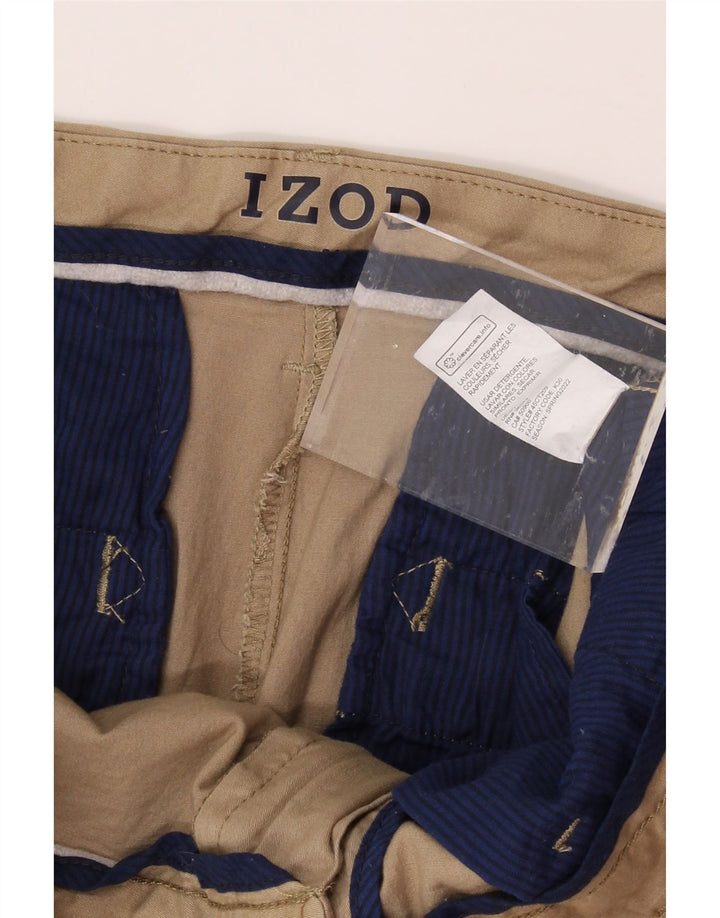 IZOD Mens Chino Shorts W36 Large Beige Cotton Vintage Izod and Second-Hand Izod from Messina Hembry 