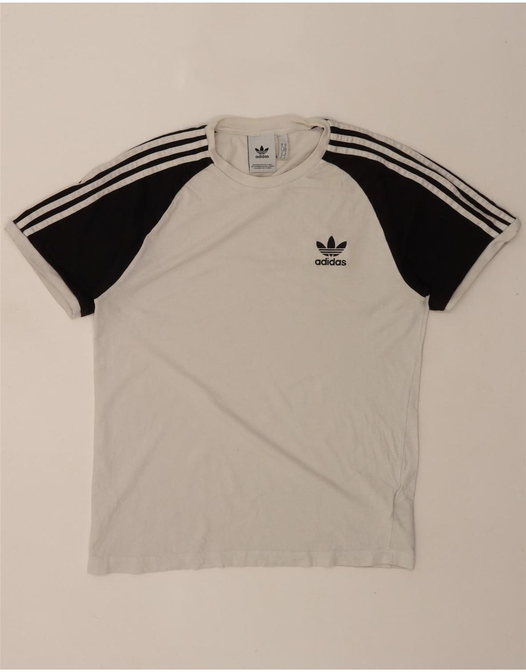 Ανδρικό T-Shirt Adidas Top Βαμβακερό μεσαίο λευκό χρώμα