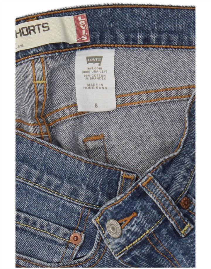 Γυναικείο τζιν σορτς Levi's 515 US 8 Medium W30 Μπλε βαμβακερό