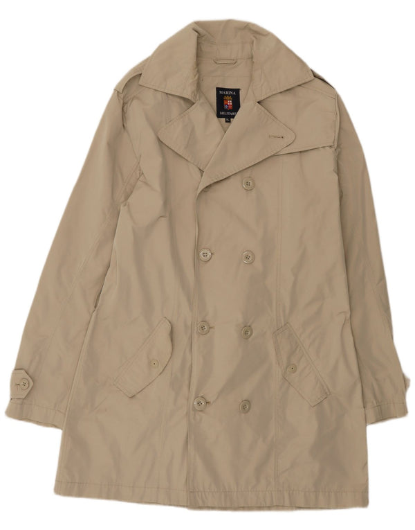 Marina Militare Ανδρική καμπαρντίνα με διπλό στήθος UK 42 XL Beige Polyester