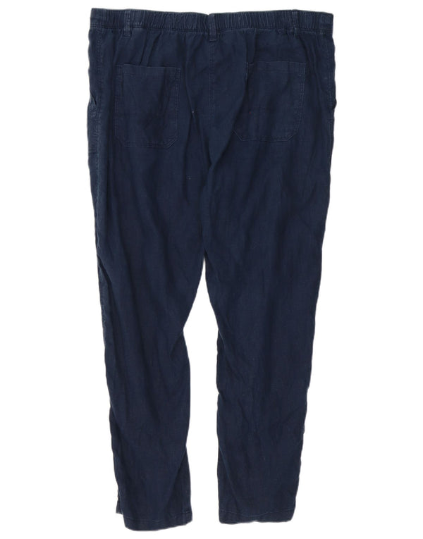 Marks & Spencer Γυναικείο Slim παντελόνι Chino UK 16 Large W38 L27 Navy Blue