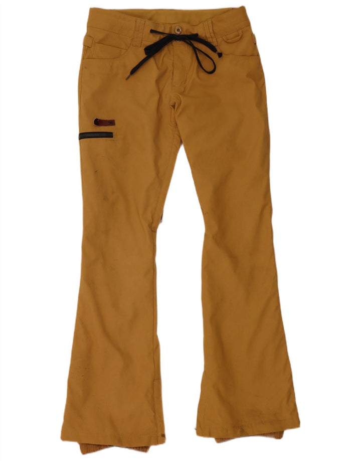 DC Womens Cargo Ski Trousers UK 10 Small Beige Nylon