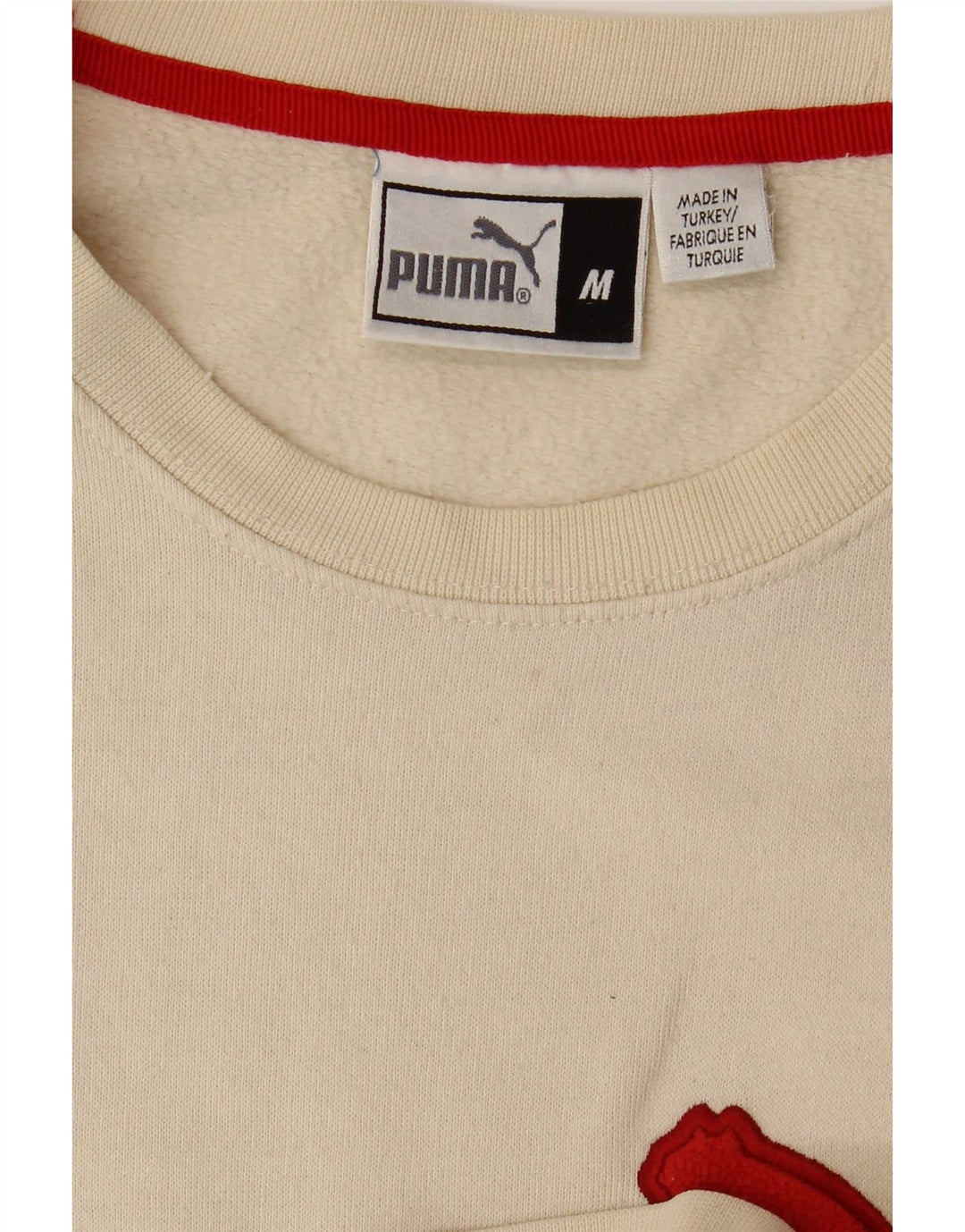 Ανδρικό γραφικό φούτερ PUMA Jumper Medium Off White