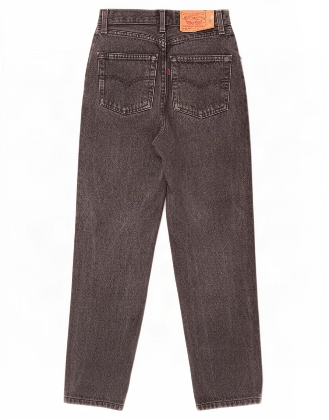 Levi's Womens 901 Distressed Straight Jeans W28 L27 Γκρι βαμβακερό