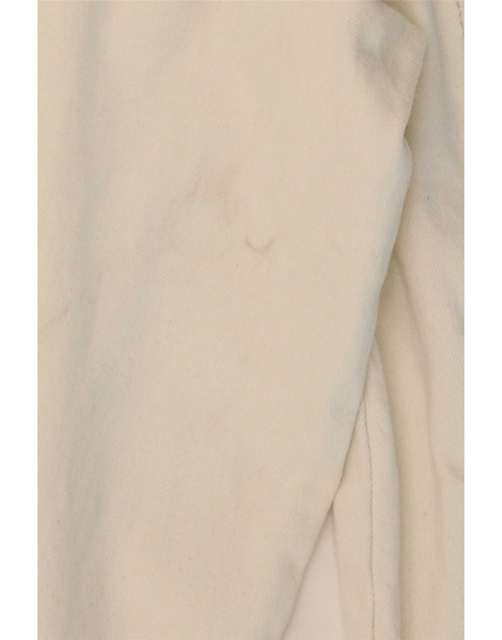 Marks & Spencer Γυναικείο Τζιν Μπουφάν UK 8 Small White Cotton