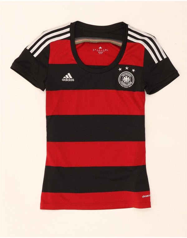 Γυναικείο μπλουζάκι Adidas Deutscher Fussball Bund Top UK 8/10 Small Black