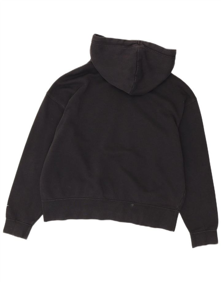 Ανδρικό γραφικό φούτερ NIKE, μεσαίο μαύρο βαμβακερό