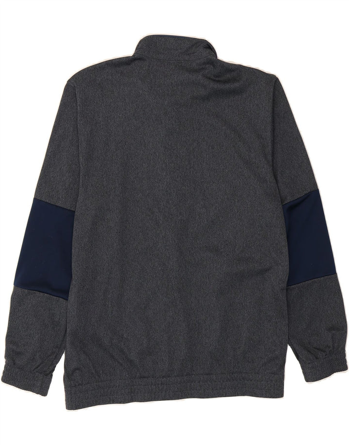 ADIDAS Mens Tracksuit Top Jacket Medium Grey Colourblock Polyester Vintage Adidas and Second-Hand Adidas from Messina Hembry 